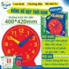 Đồng Hồ Dạy Học Thời Gian gắn nam châm 1014MS
