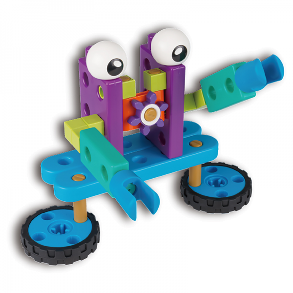 thùng đồ chơi Lắp ráp 10 mô hình Robot Mầm Non 7268