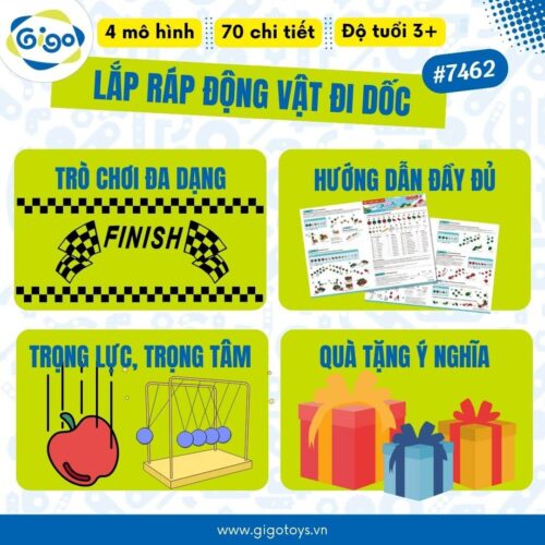 Lợi ích mang lại cho trẻ của đồ chơi Động Vật Đi Dốc #7462